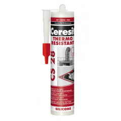 Герметик силиконовый термостойкий Ceresit CS 28 THERMO RESISTANT (красный) 280ml.