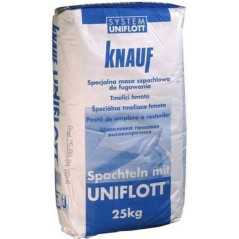 Шпаклівка для швів гіпсокартону Кнауф Уніфлот (Knauf Uniflott) 25 кг.
