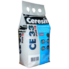 Затирка для швов плитки Ceresit-CE-33 PLUS 114 - Серый 2кг.