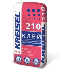 Клейова суміш для кріплення пінополістирольних плит KREISEL 210 (25 кг)
