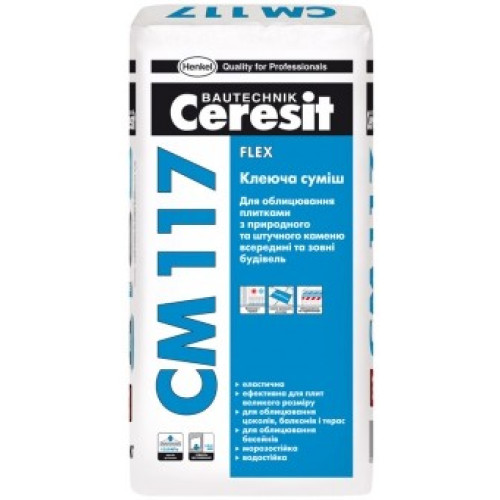 Клеюча суміш Ceresit CM-117 Flex 5кг.
