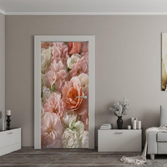 Наклейка интерьерная на двери «Нежные цветы» 104x210 см. (27697911)