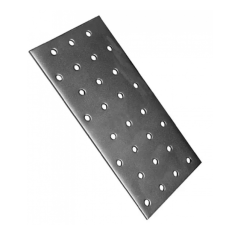 Перфорированная крепежная пластина (ПЛ-1) 100x200x2мм.
